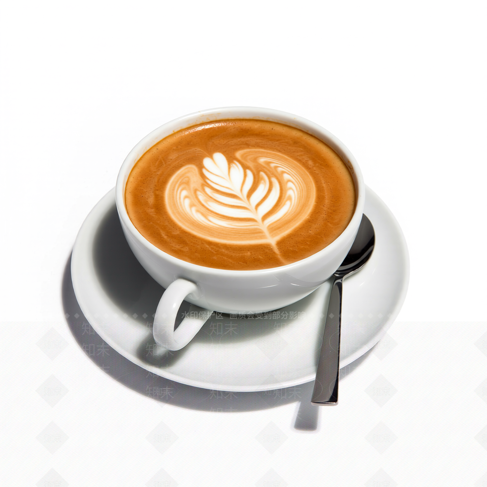 带拉花咖啡杯碟3D模型下载【ID:1206205450】