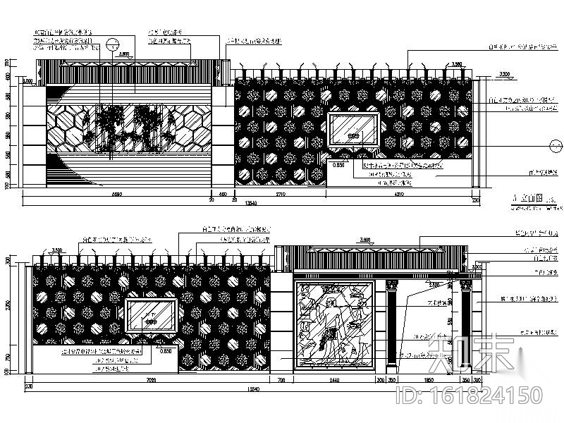 108号KTV豪华包间室内装修图cad施工图下载【ID:161824150】