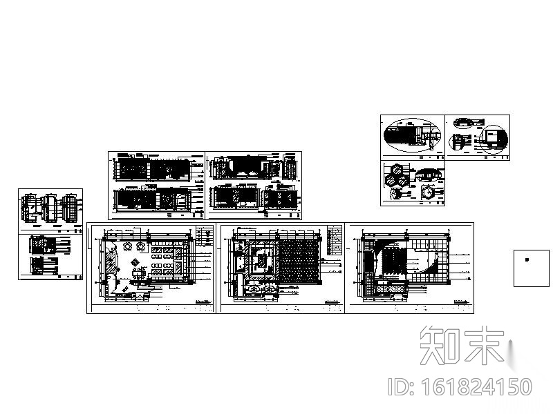 108号KTV豪华包间室内装修图cad施工图下载【ID:161824150】