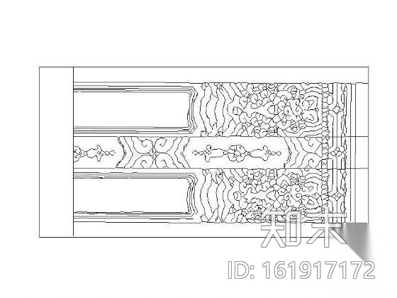 精选中式古典画梁cad施工图下载【ID:161917172】