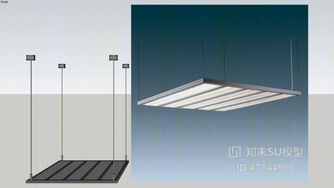 吊灯SU模型下载【ID:319233893】