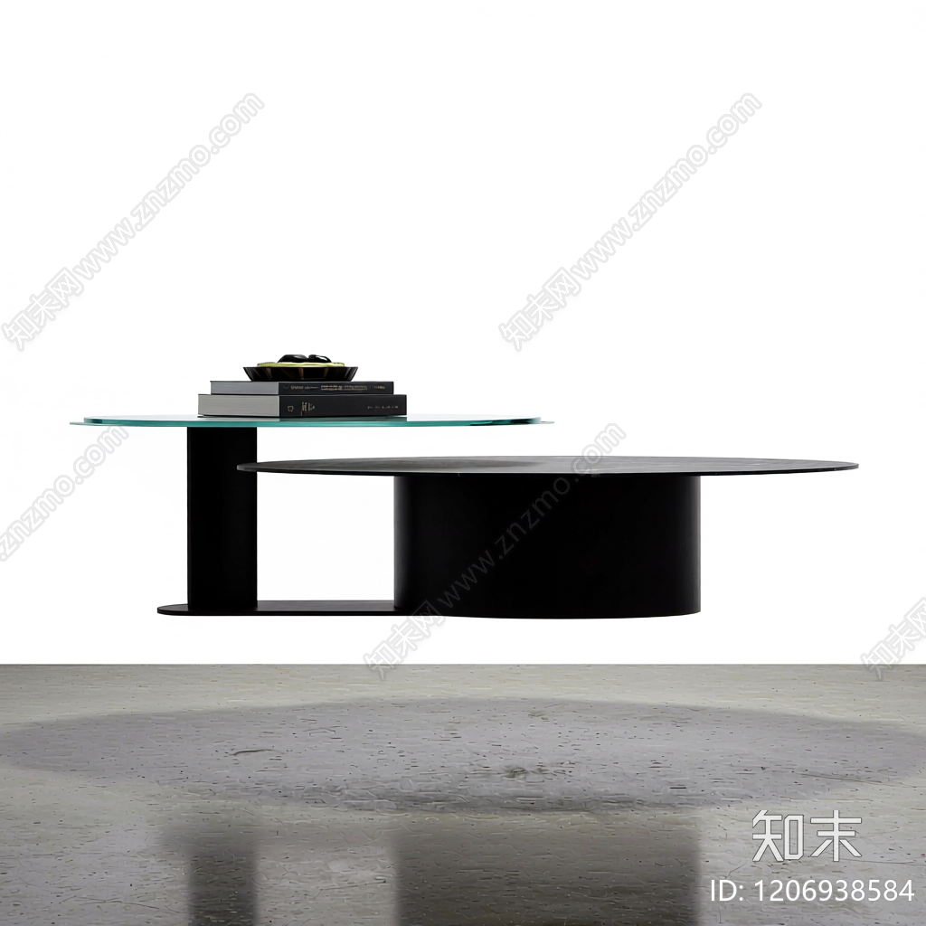 圆形大理石茶几3D模型下载【ID:1206938584】