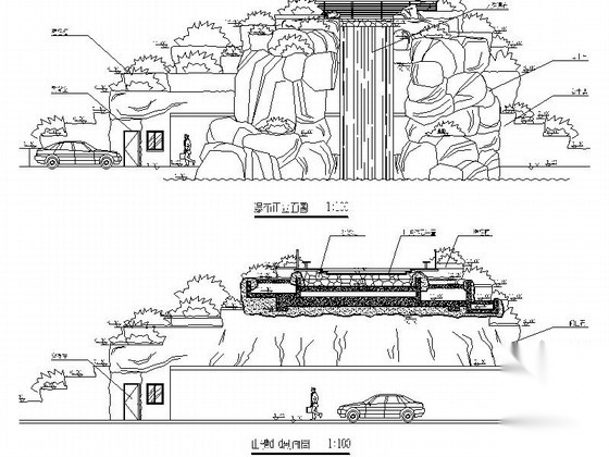 [上海]都市庄园山林别墅景观规划设计施工图cad施工图下载【ID:161073171】
