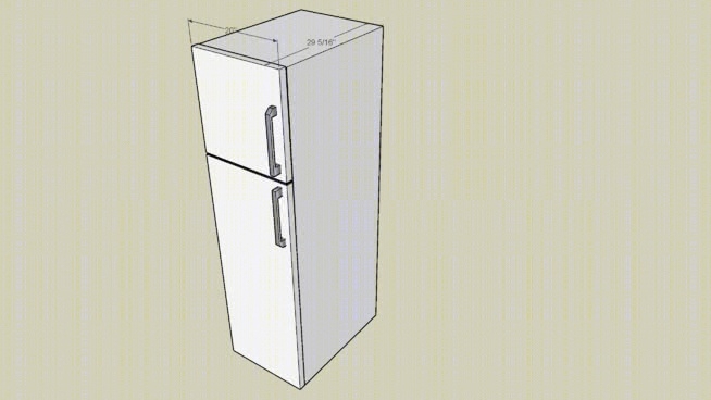 冰箱SU模型下载【ID:730153804】