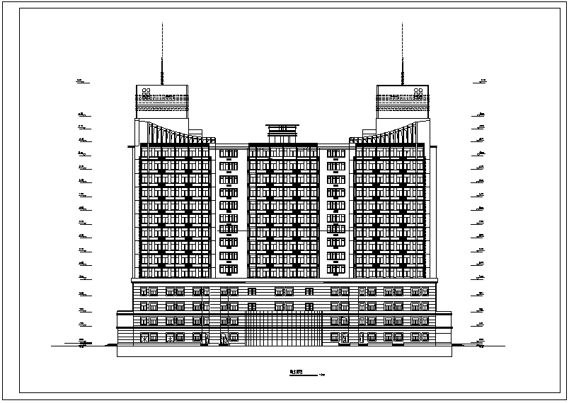 [北京]某假日广场酒店超全建筑CAD施工图cad施工图下载【ID:151513114】