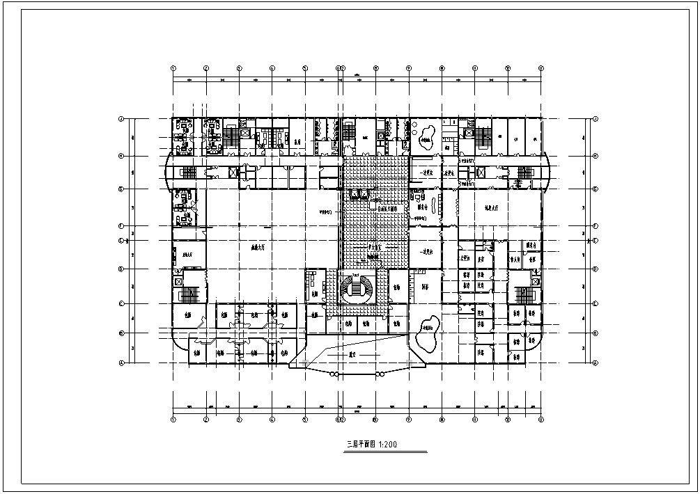 [北京]某假日广场酒店超全建筑CAD施工图cad施工图下载【ID:151513114】