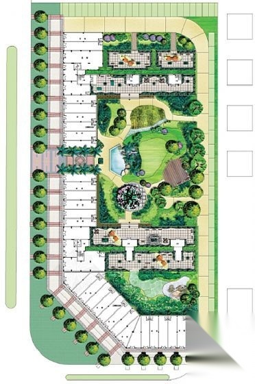 深圳某花园小区景观设计方案施工图下载【ID:161114185】