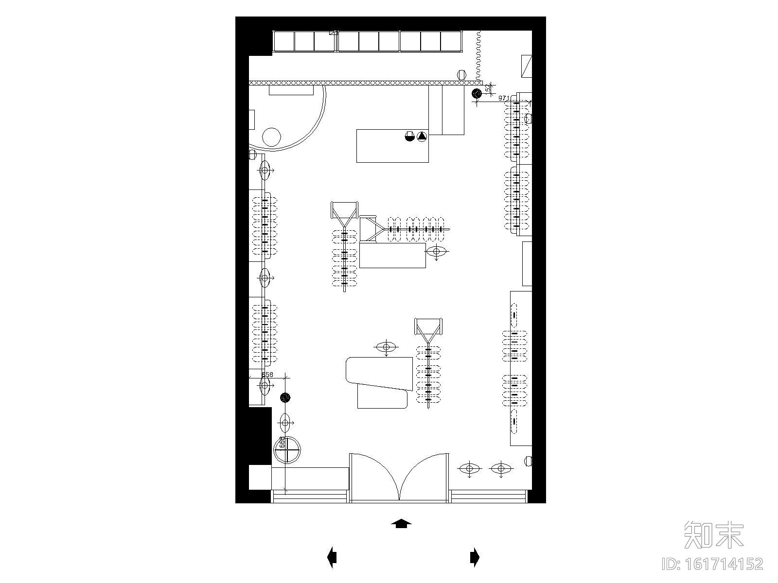 上海AK童装店室内装修施工图+效果图施工图下载【ID:161714152】