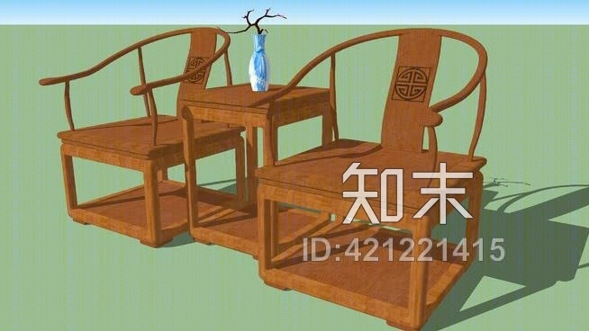 明式中式家具SU模型下载【ID:421221415】