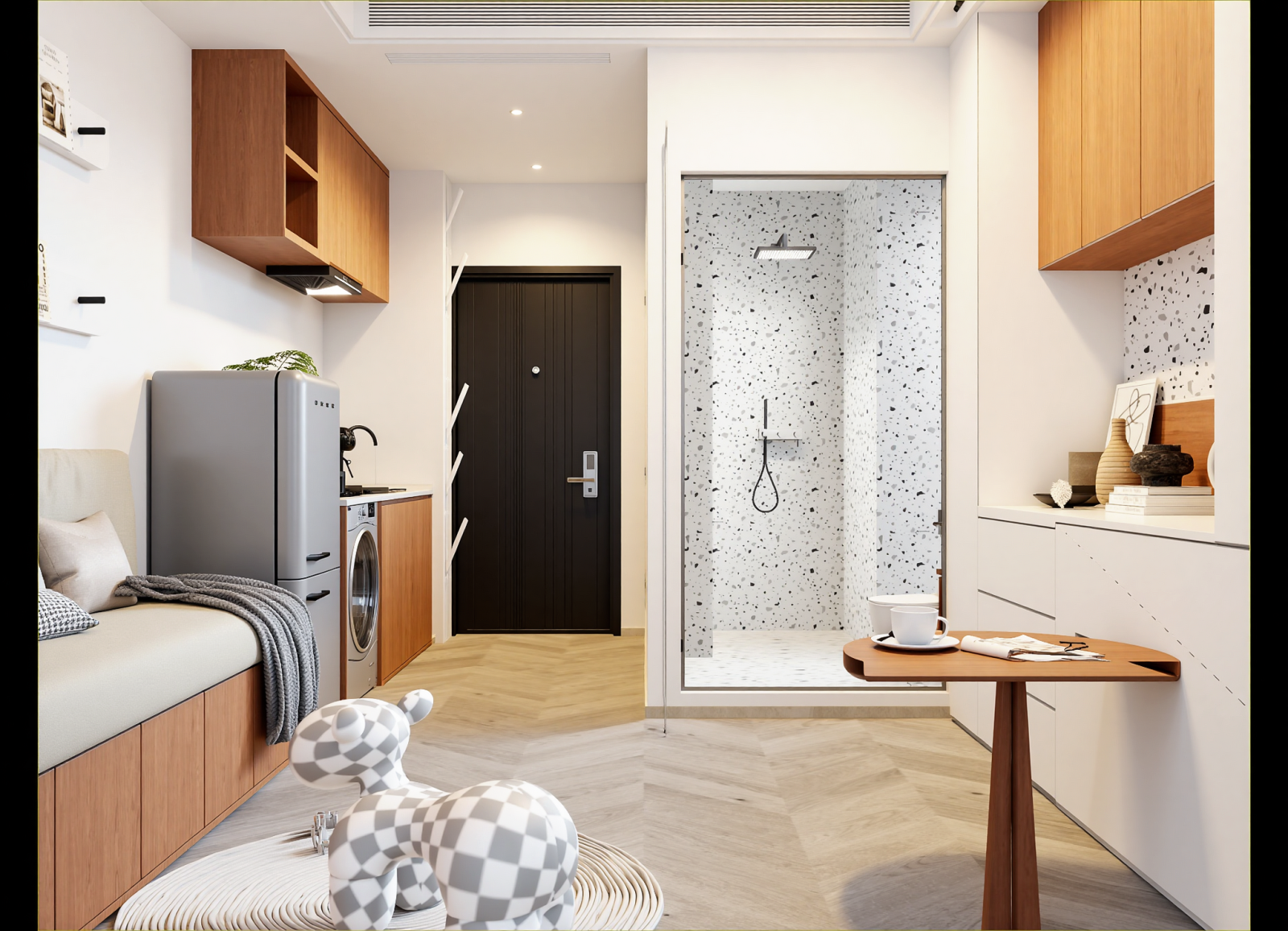 现代公寓3D模型下载【ID:1214693343】