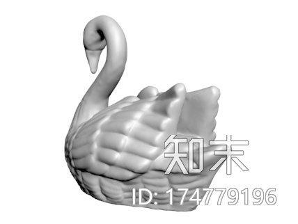 天鹅3d打印模型下载【ID:174779196】