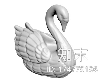 天鹅3d打印模型下载【ID:174779196】