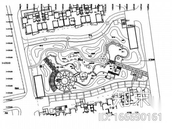 [苏州]温馨花园景观规划设计施工图cad施工图下载【ID:166690161】