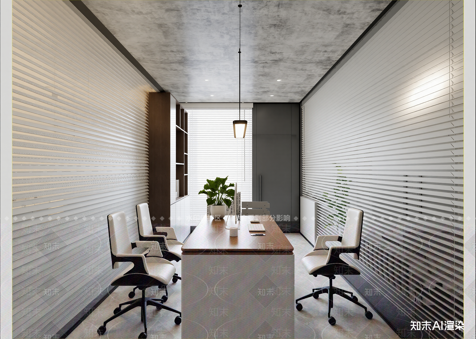 现代会议室3D模型下载【ID:1214927386】