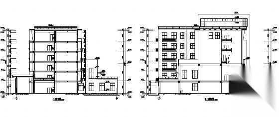 某六层办公大楼建筑方案图cad施工图下载【ID:151432113】