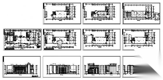 某六层办公大楼建筑方案图cad施工图下载【ID:151432113】