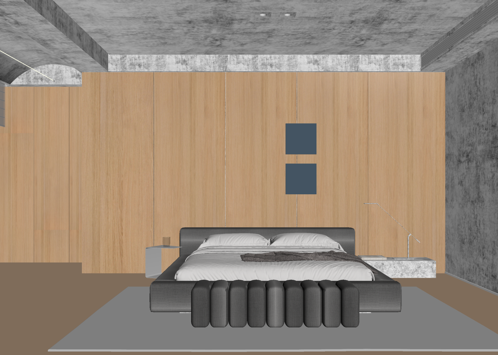 现代酒店客房3D模型下载【ID:1215056301】