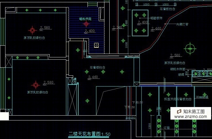 别墅装修全套施工图cad施工图下载【ID:36938762】