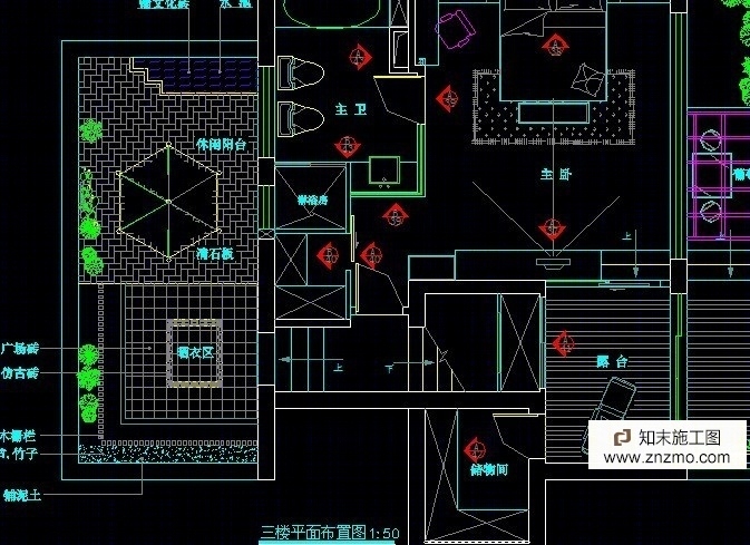 别墅装修全套施工图cad施工图下载【ID:36938762】