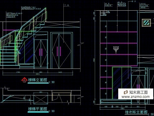 别墅装修全套施工图cad施工图下载【ID:36938762】