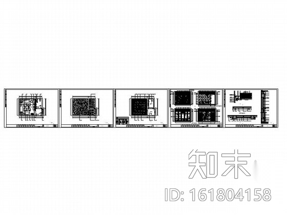 [北京]欧式个性量贩式KTV包厢施工图cad施工图下载【ID:161804158】