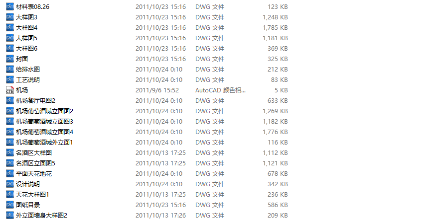 [广东]金龙葡萄酒美食城装修施工图及效果图cad施工图下载【ID:161762141】