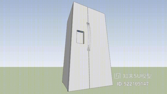 冰箱冷柜SU模型下载【ID:522109147】