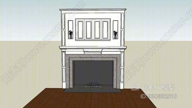 壁炉SU模型下载【ID:930832510】
