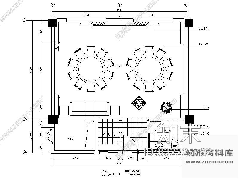 图块/节点标准包间详图IIcad施工图下载【ID:832225782】