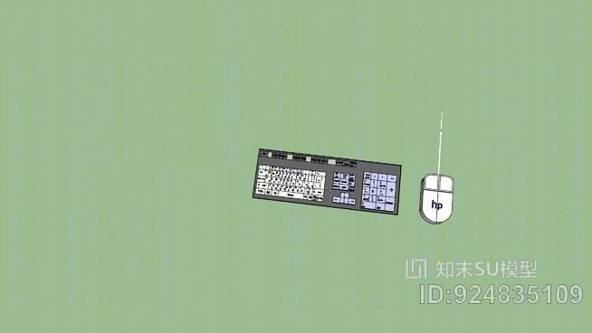 英文希伯来键盘SU模型下载【ID:924835109】