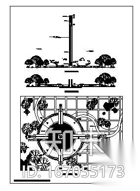 某标志塔建筑施工图施工图下载【ID:167055173】