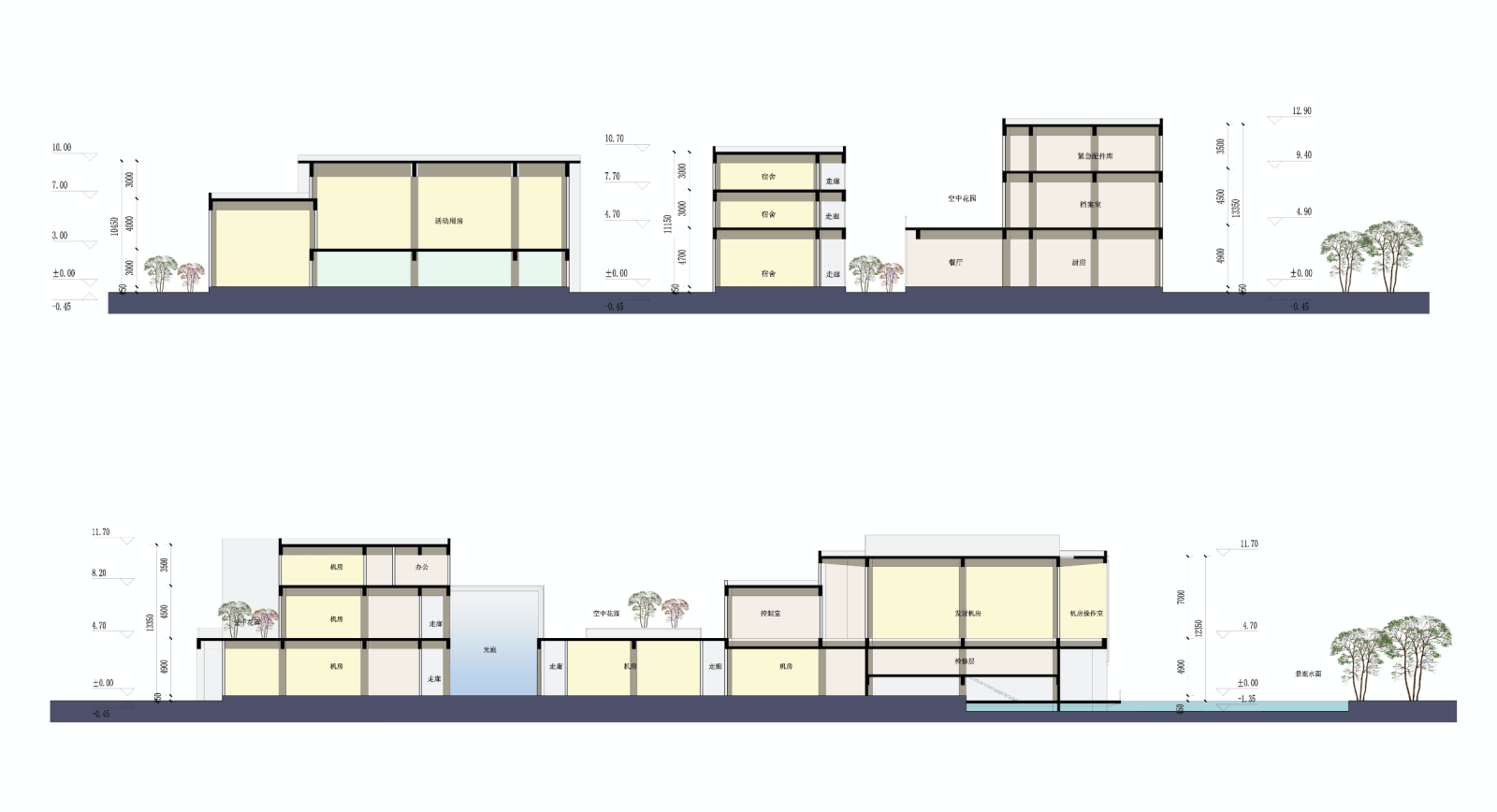 [江苏]广播电视台办公楼建筑设计方案（CAD+文本+PPT）cad施工图下载【ID:149935189】