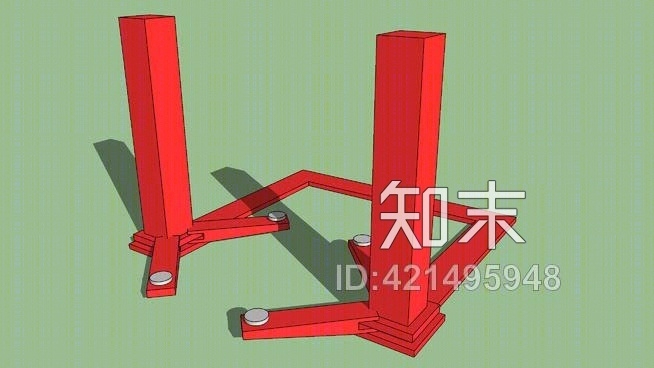 汽车电梯SU模型下载【ID:421495948】