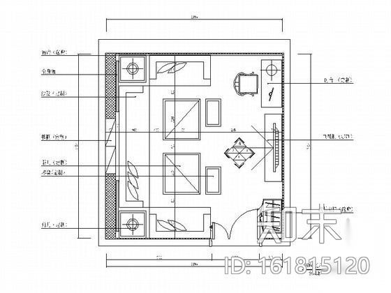 [北京]国际奢华欧式KTV包厢室内设计施工图cad施工图下载【ID:161815120】