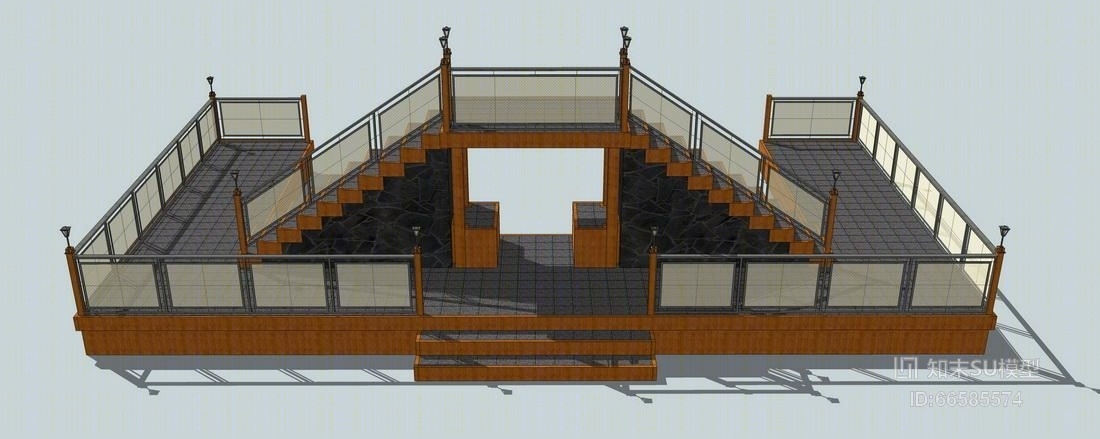观景台SU模型下载【ID:66585574】