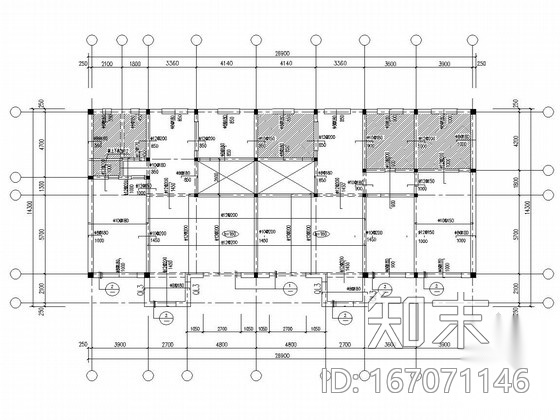 两层砌体结构私人住宅结构施工图（坡屋面一层）cad施工图下载【ID:167071146】