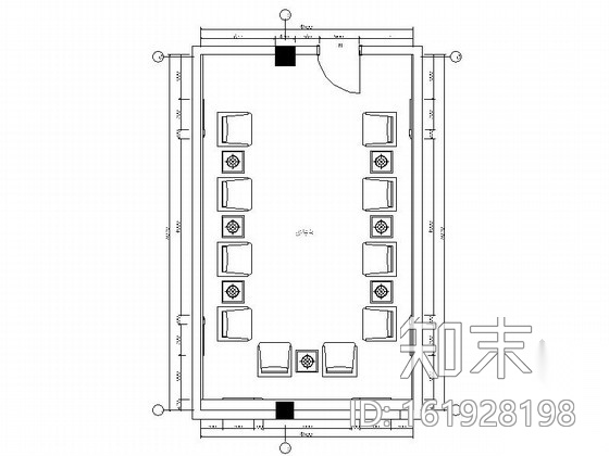 [青岛]度假酒店新中式接待室施工图（含效果）cad施工图下载【ID:161928198】