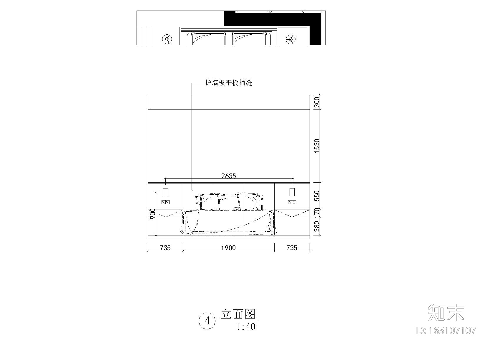 现代简约而阳光三居室住宅设计施工图+实景cad施工图下载【ID:165107107】