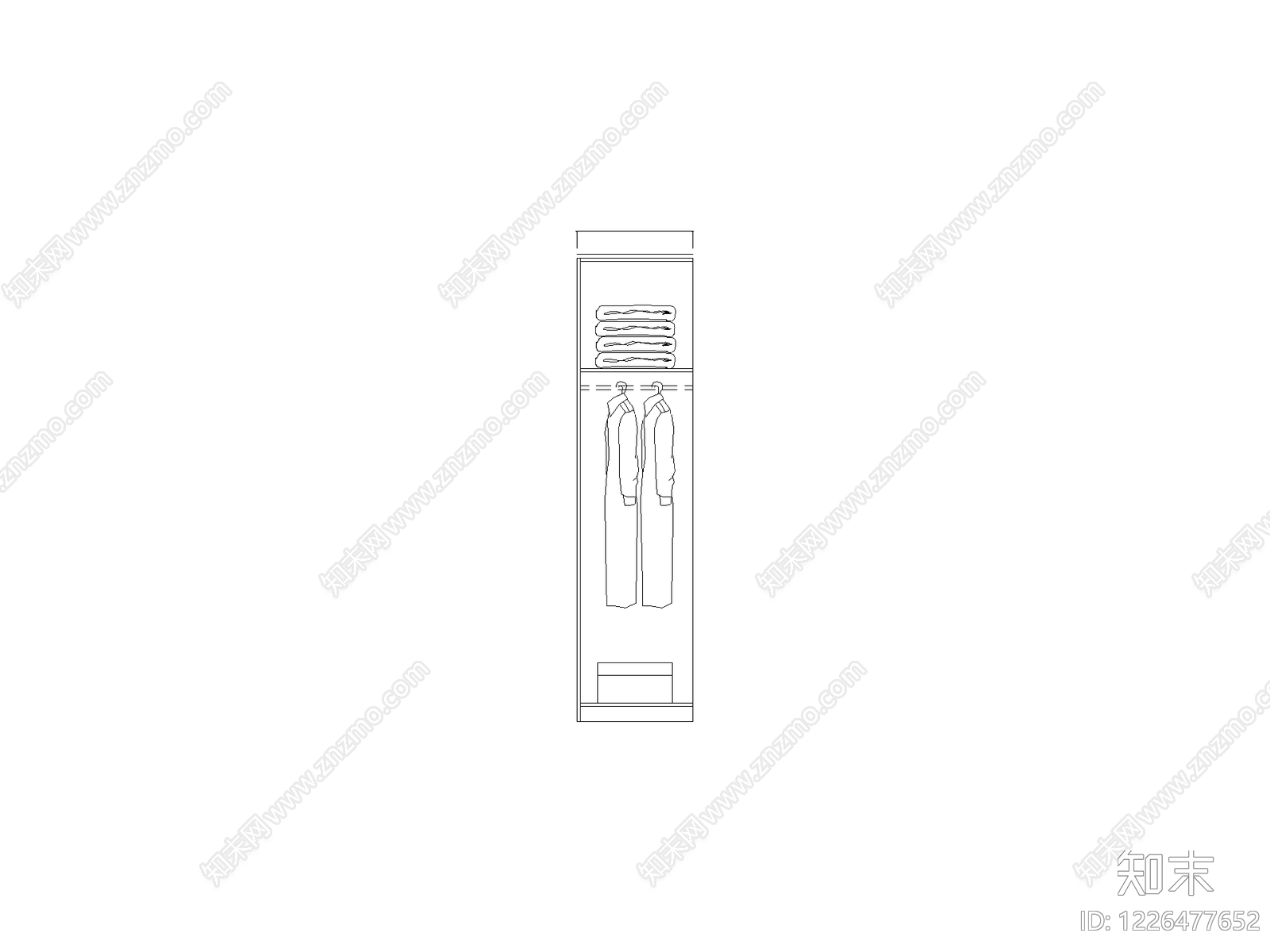 柜子cad施工图下载【ID:1226477652】