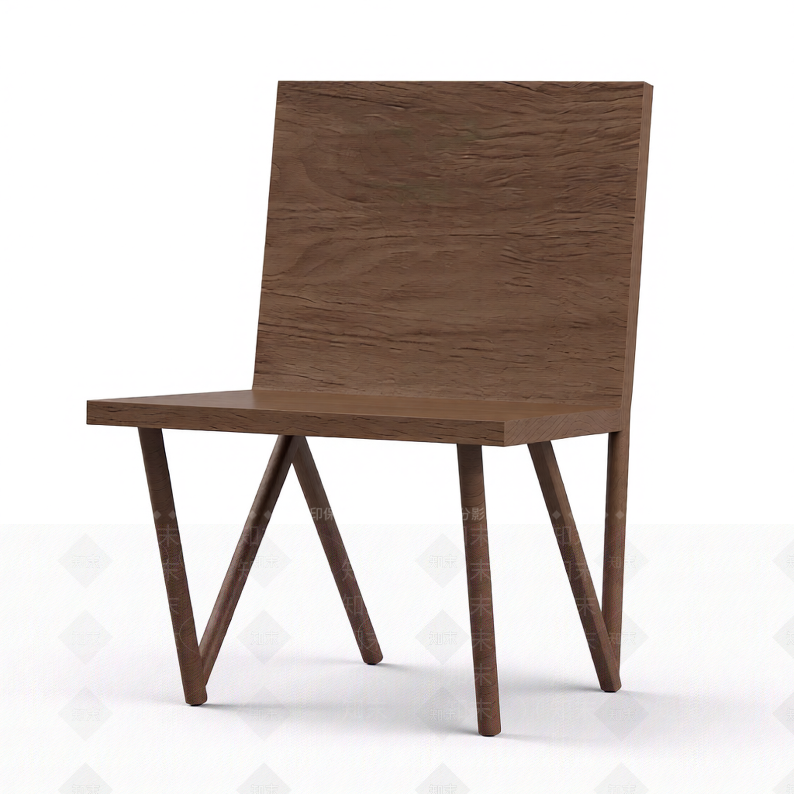 木质简约椅子3D模型下载【ID:1206193016】