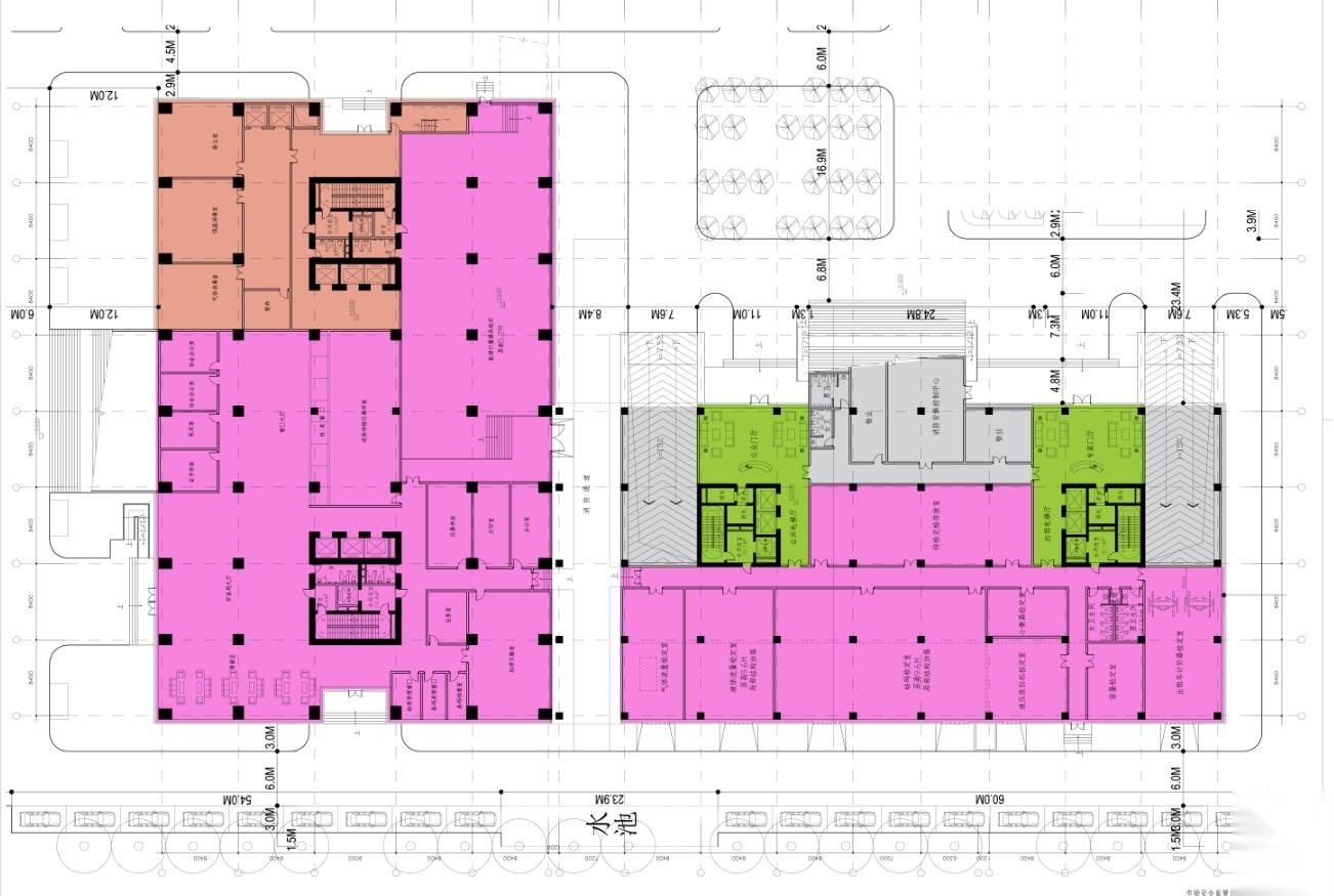 [广东]​顺德置业广场规划建筑设计方案文本设计cad施工图下载【ID:151467165】