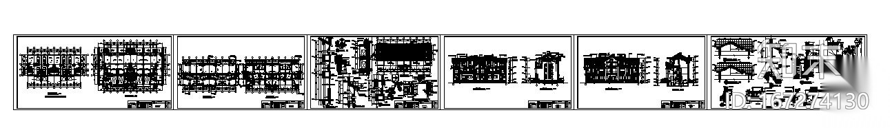 [成都]某古城八期仿古建筑群-某三层仿古住宅常用节点图施工图下载【ID:167274130】