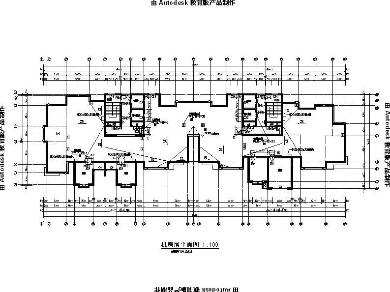 [宁夏]高层框剪结构住宅建筑施工图（含效果图及计算书...施工图下载【ID:149782103】