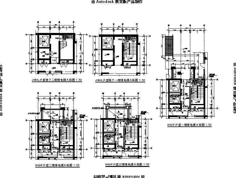 [宁夏]高层框剪结构住宅建筑施工图（含效果图及计算书...施工图下载【ID:149782103】