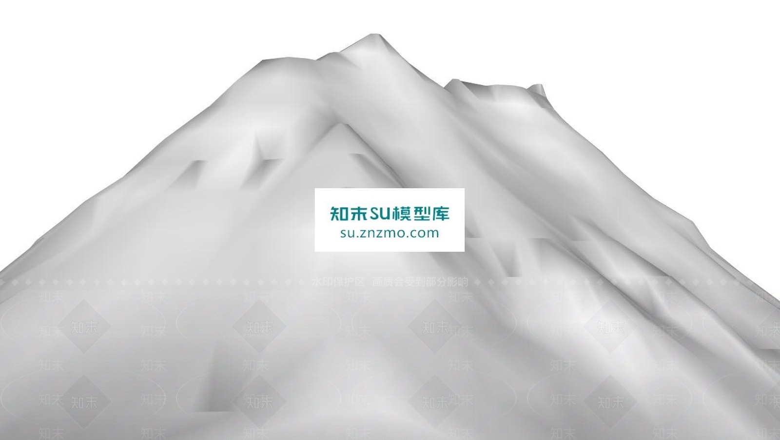 山体SU模型下载【ID:163889254】