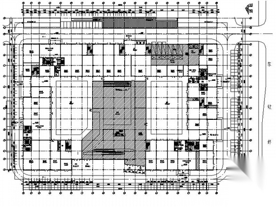 [安徽]现代风格大型商业综合体建筑施工图cad施工图下载【ID:166061139】