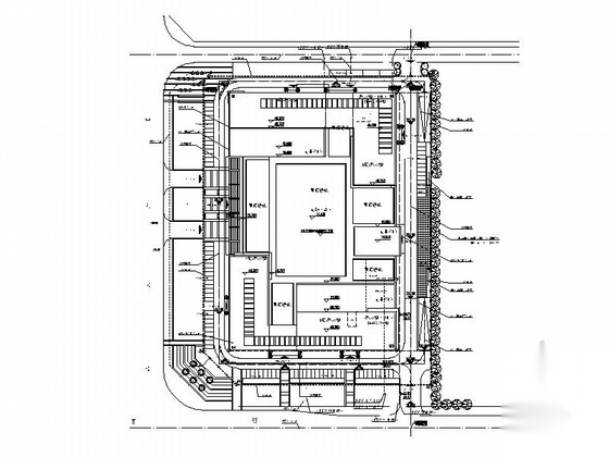 [安徽]现代风格大型商业综合体建筑施工图cad施工图下载【ID:166061139】