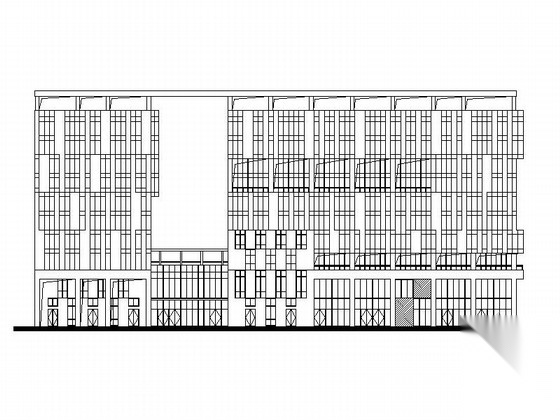 [安徽]现代风格大型商业综合体建筑施工图cad施工图下载【ID:166061139】