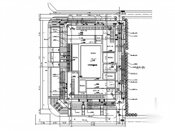 [安徽]现代风格大型商业综合体建筑施工图cad施工图下载【ID:166061139】