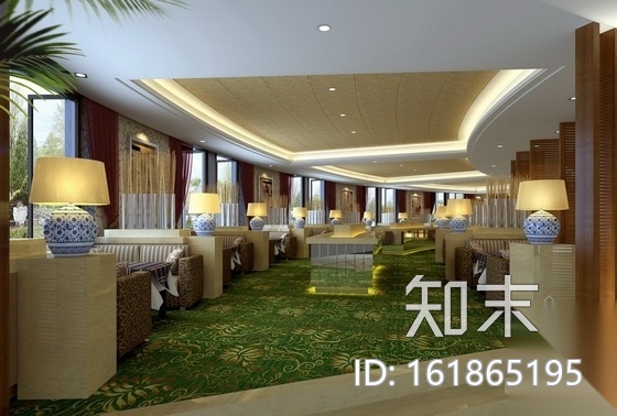 [成都]现代特色休闲温泉酒店室内装修图（含效果）施工图下载【ID:161865195】